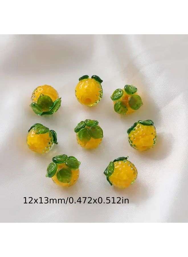 5pcs Blueberry Color Handmade Glass Beads For Necklace Bracelet Earring Crafting - Image 2